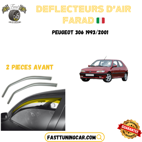 Déflecteurs d'air farad Peugeot 306 1993-2001