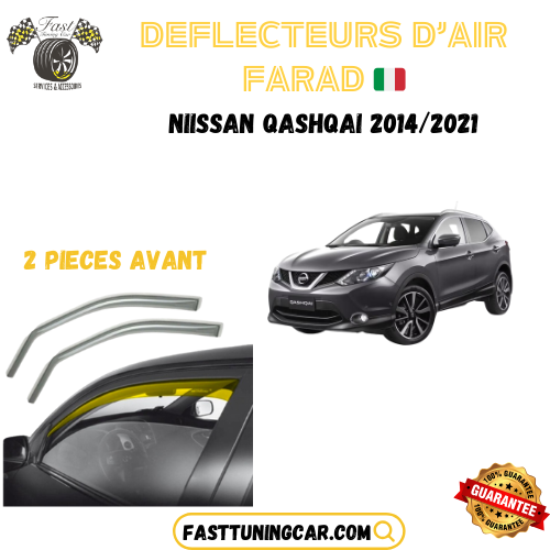 Déflecteurs d'air farad Nissan Qashqai 2014-2021