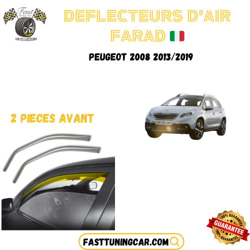 Déflecteurs d'air farad Peugeot 2008 2013-2019