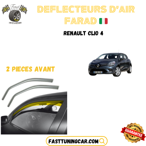 Déflecteurs d'air farad Renault Clio 4