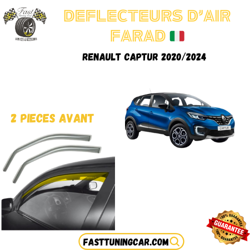 Déflecteurs d'air farad Renault Captur 2020-2024