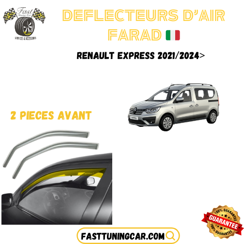 Déflecteurs d'air farad Renault Express 2021-2024>