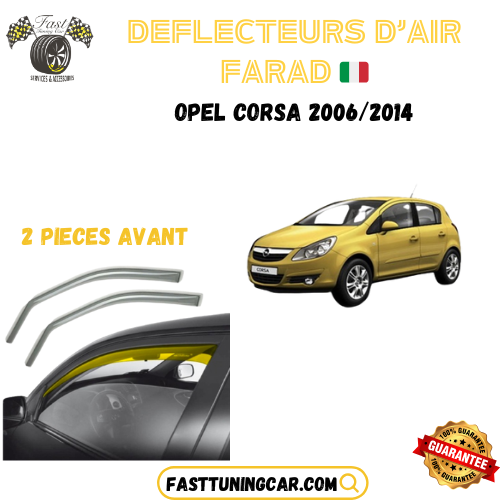 Déflecteurs d'air farad Opel Corsa 2006-2014