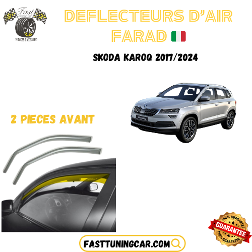 Déflecteurs d'air farad Skoda Karoq 2017-2024