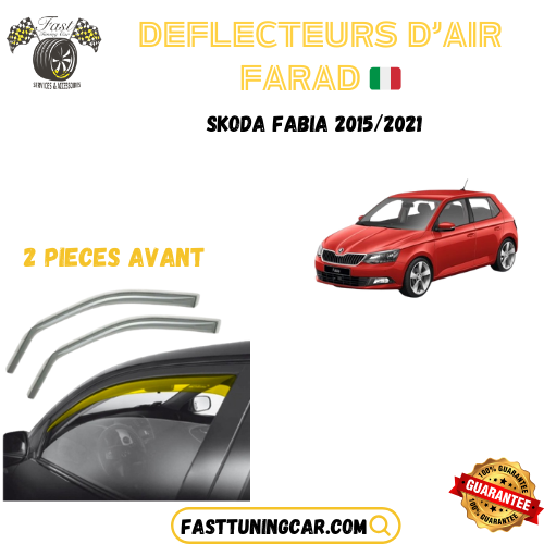 Déflecteurs d'air farad Skoda Fabia 2015-2021