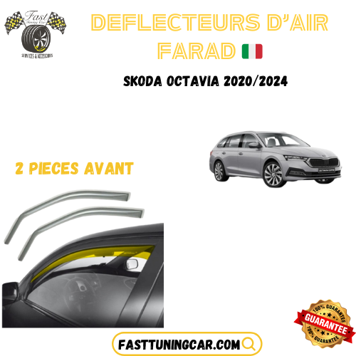 Déflecteurs d'air farad Skoda Octavia 2020-2024