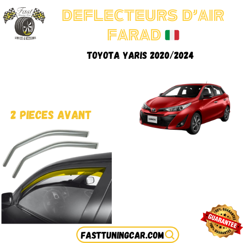 Déflecteurs d'air farad Toyota Yaris 2020-2024