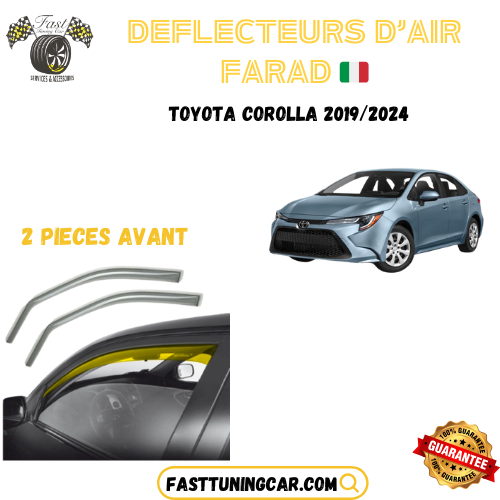 Déflecteurs d'air farad Toyota Corolla 2019-2024