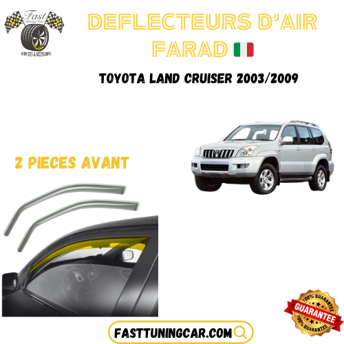 Déflecteurs d'air farad Toyota Land Cruiser 2003-2009