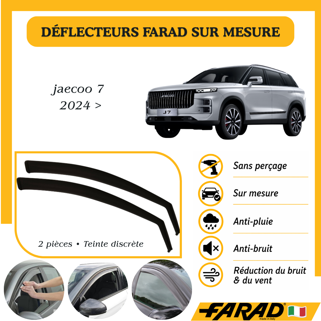 Déflecteurs d’air FARAD Jaecoo 7 2024 >