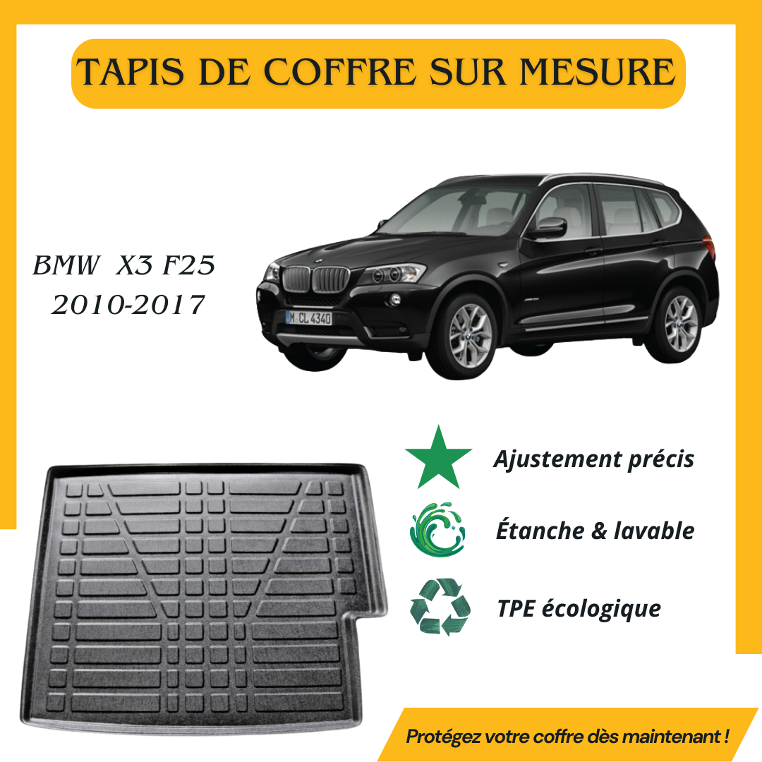Tapis de coffre 4D BMW SERIE  X3 F25 2010-2017