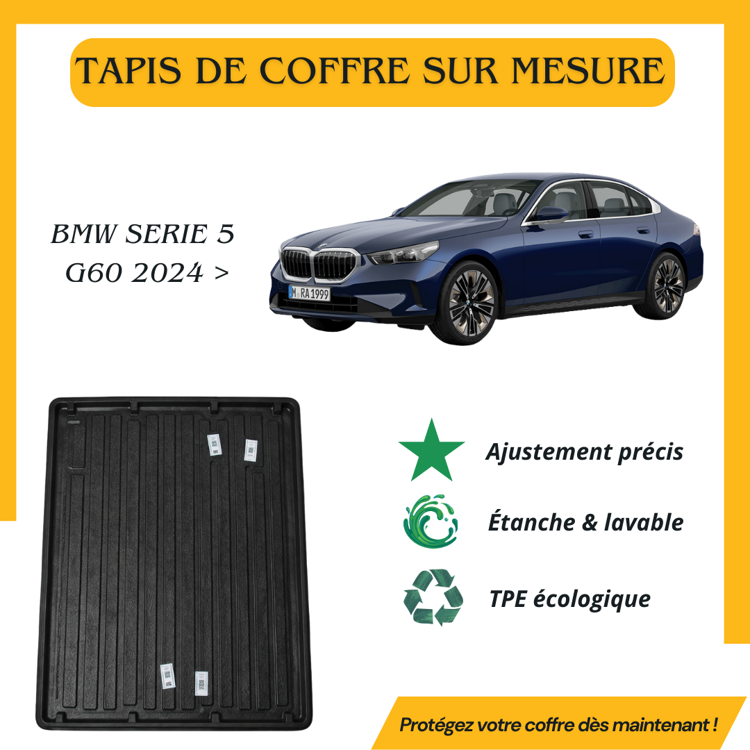 Tapis de coffre 4D BMW SERIE 5 G60 2024 >