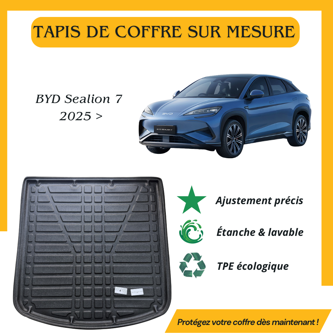 Tapis de coffre 4D BYD Sealion 7 2025 >