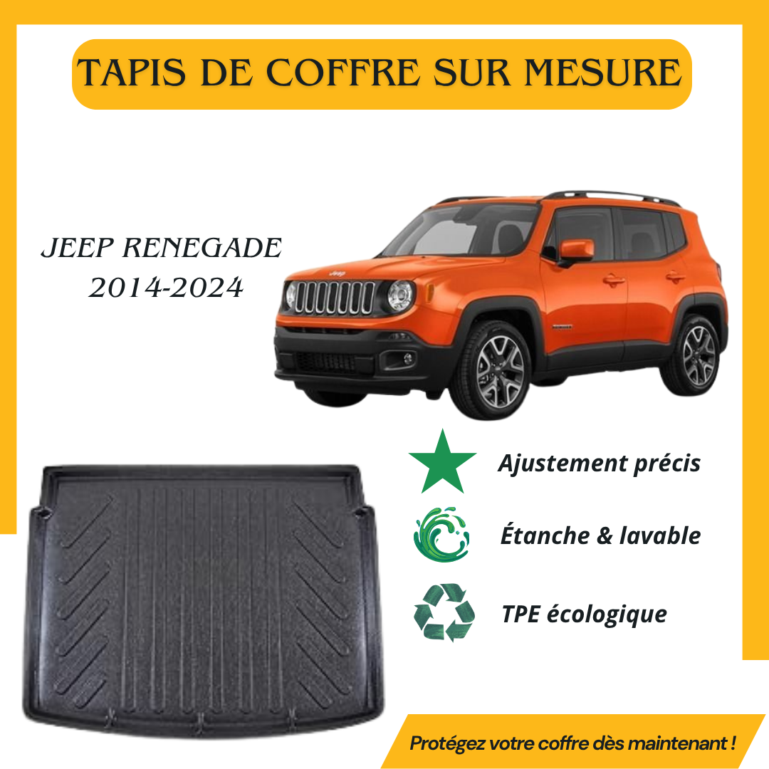 Tapis de coffre 4D JEEP RENEGADE 2014-2024