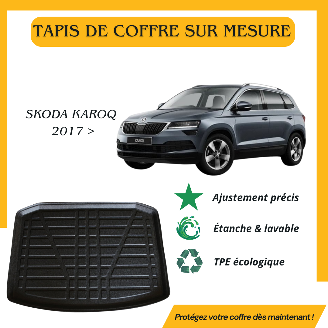 Tapis de coffre 4D SKODA KAROQ 2017 >