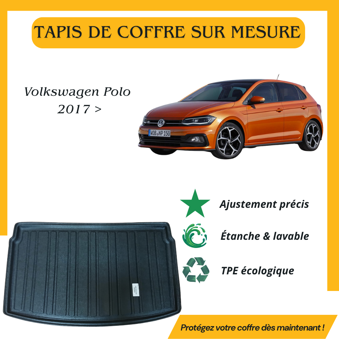 Tapis de coffre 4D Volkswagen Polo 2017 >