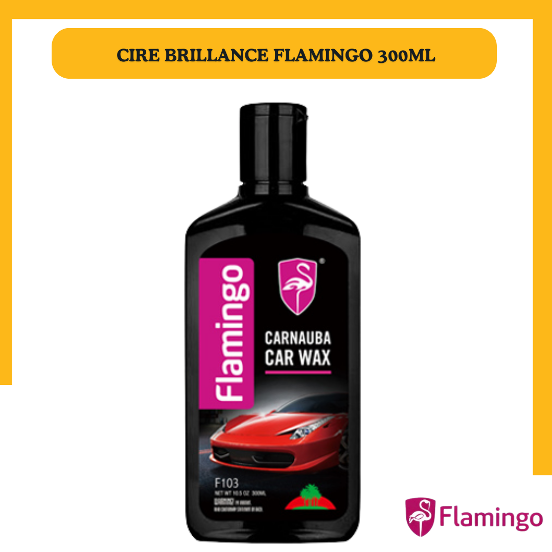 Flamingo Carnauba Car Wax 300ML – Cire Carrosserie Brillance & Protection