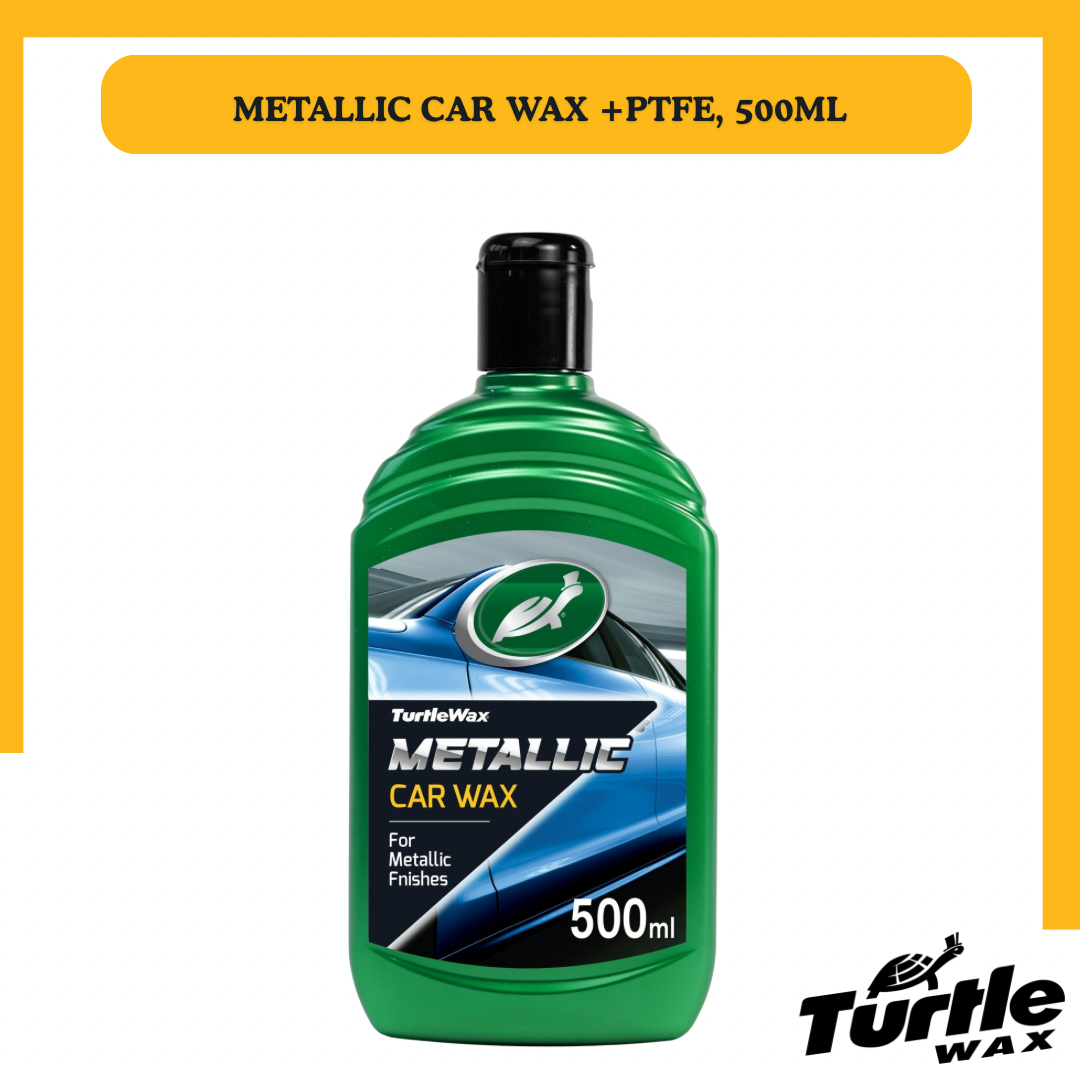 Turtle Wax Cire Métallique + PTFE – Protection Brillance Intense 500 ml