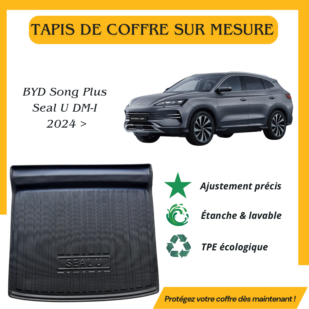 Tapis de coffre 4D BYD Song Plus Seal U DM-I 2024 >