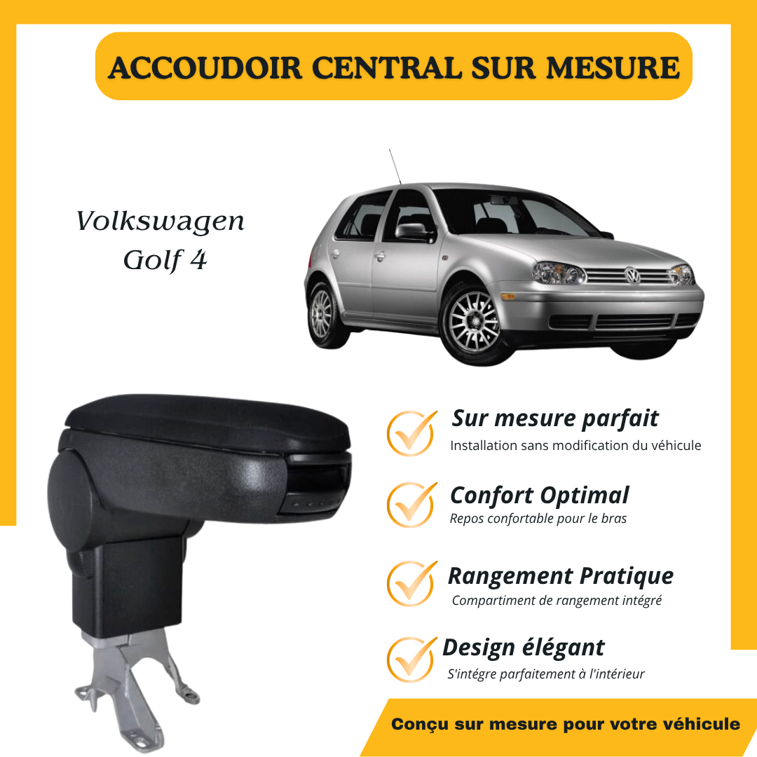 Accoudoir sur mesure Volkswagen Golf 4