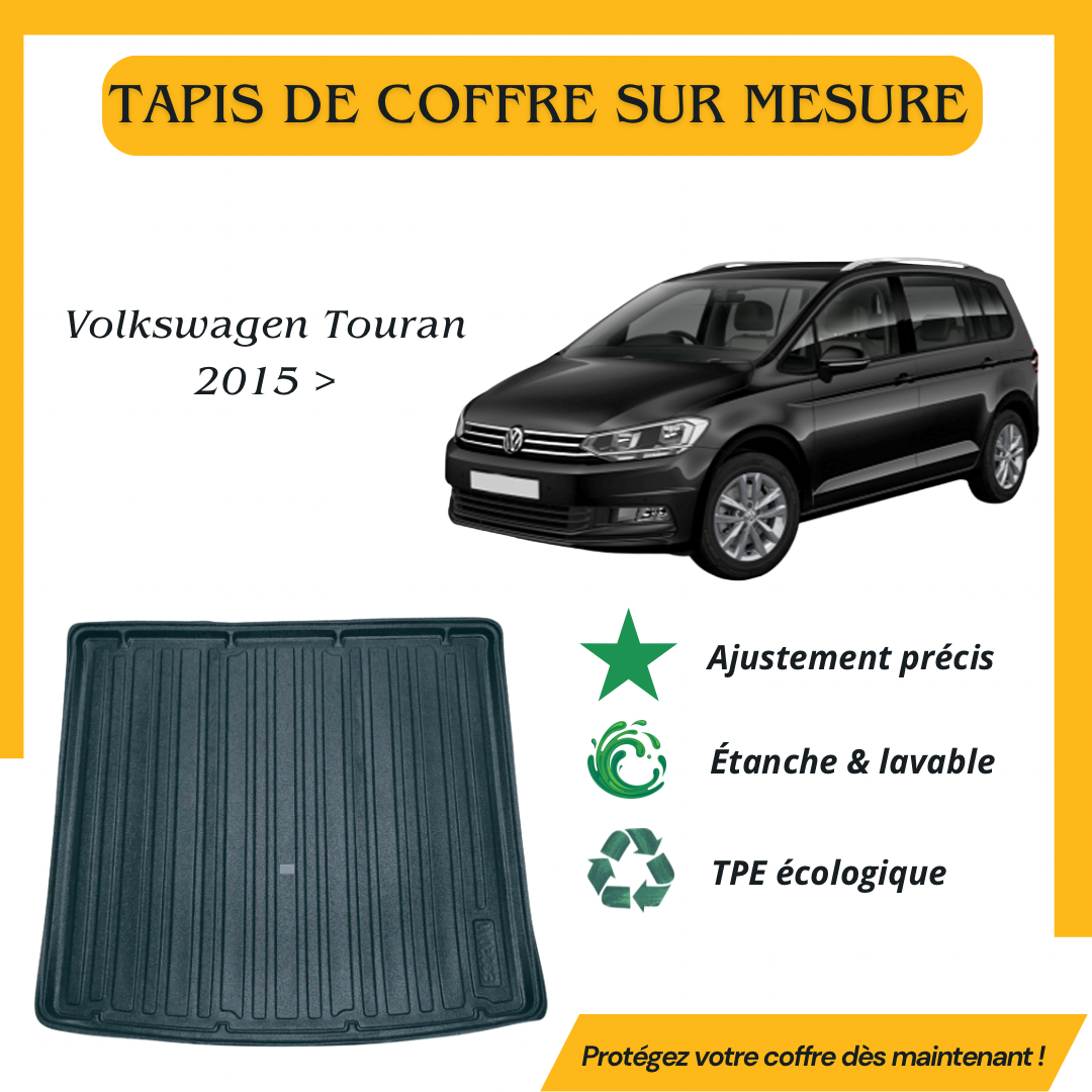 Tapis de coffre 4D Volkswagen Touran 2015>
