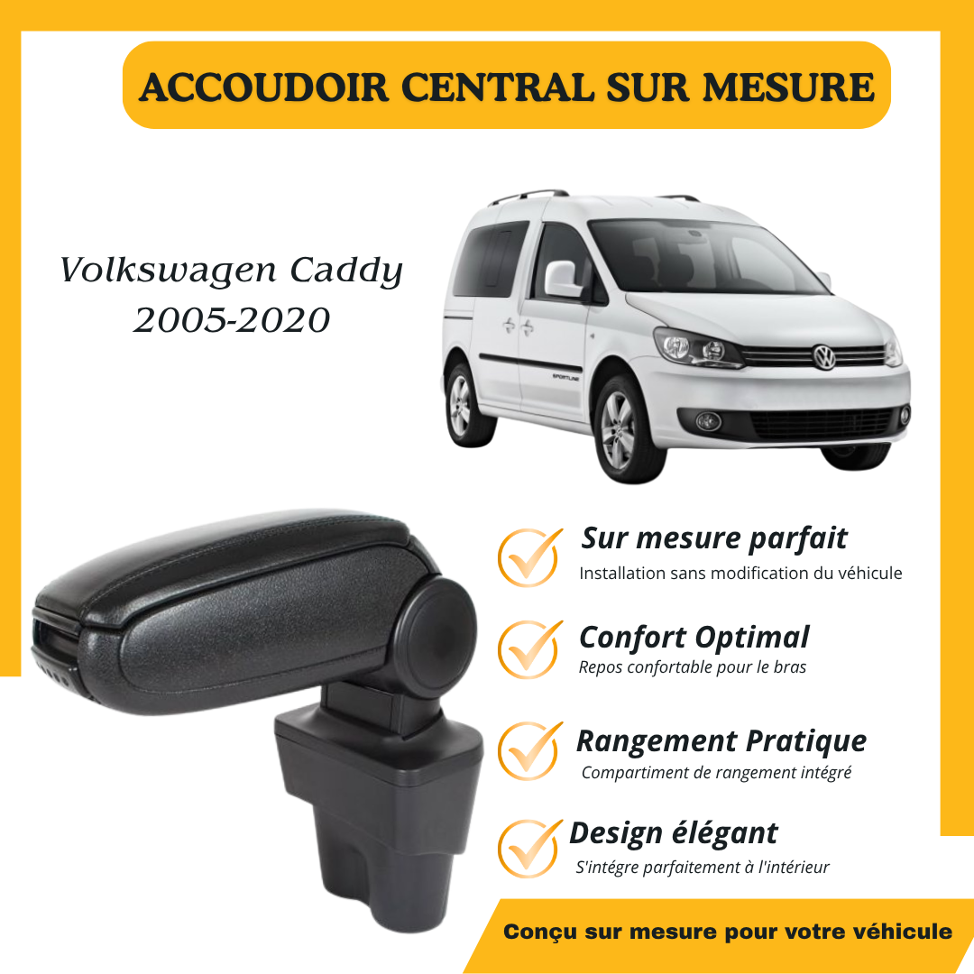Accoudoir sur mesure Volkswagen CADDY 2005-2020