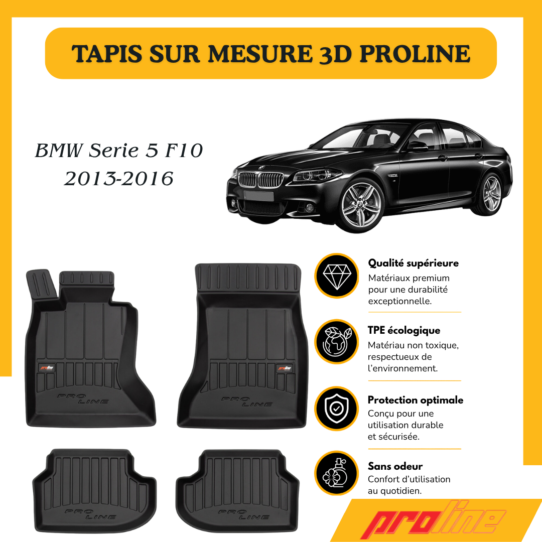 Tapis de sol PROLINE Bmw Série 5 F10 2013-2016