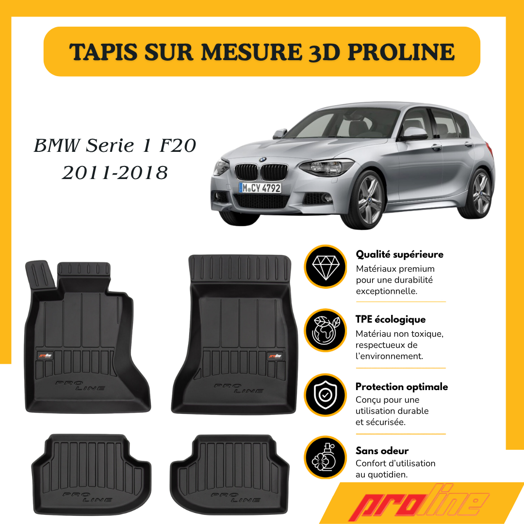 Tapis de sol PROLINE Bmw Série 1 F20 2011-2018