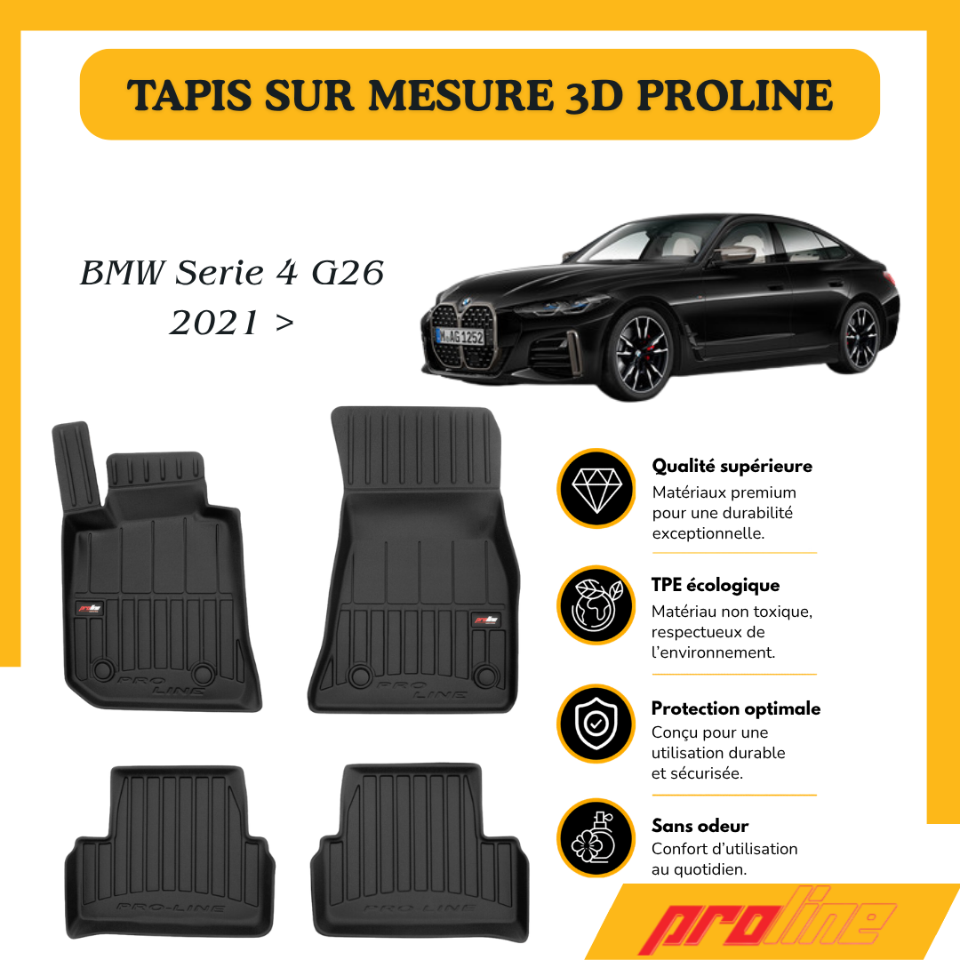 Tapis de sol PROLINE  Bmw série 4 G26 2021 >