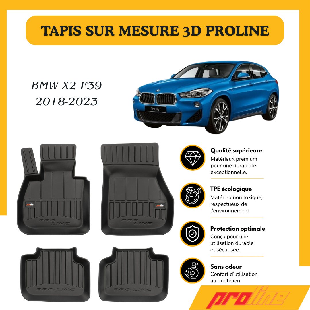 Tapis de sol PROLINE Bmw X2 F39 2018-2023