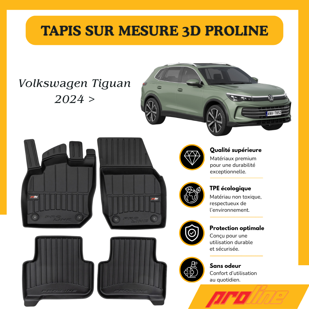 Tapis de sol PROLINE Volkswagen Tiguan III 2024 >