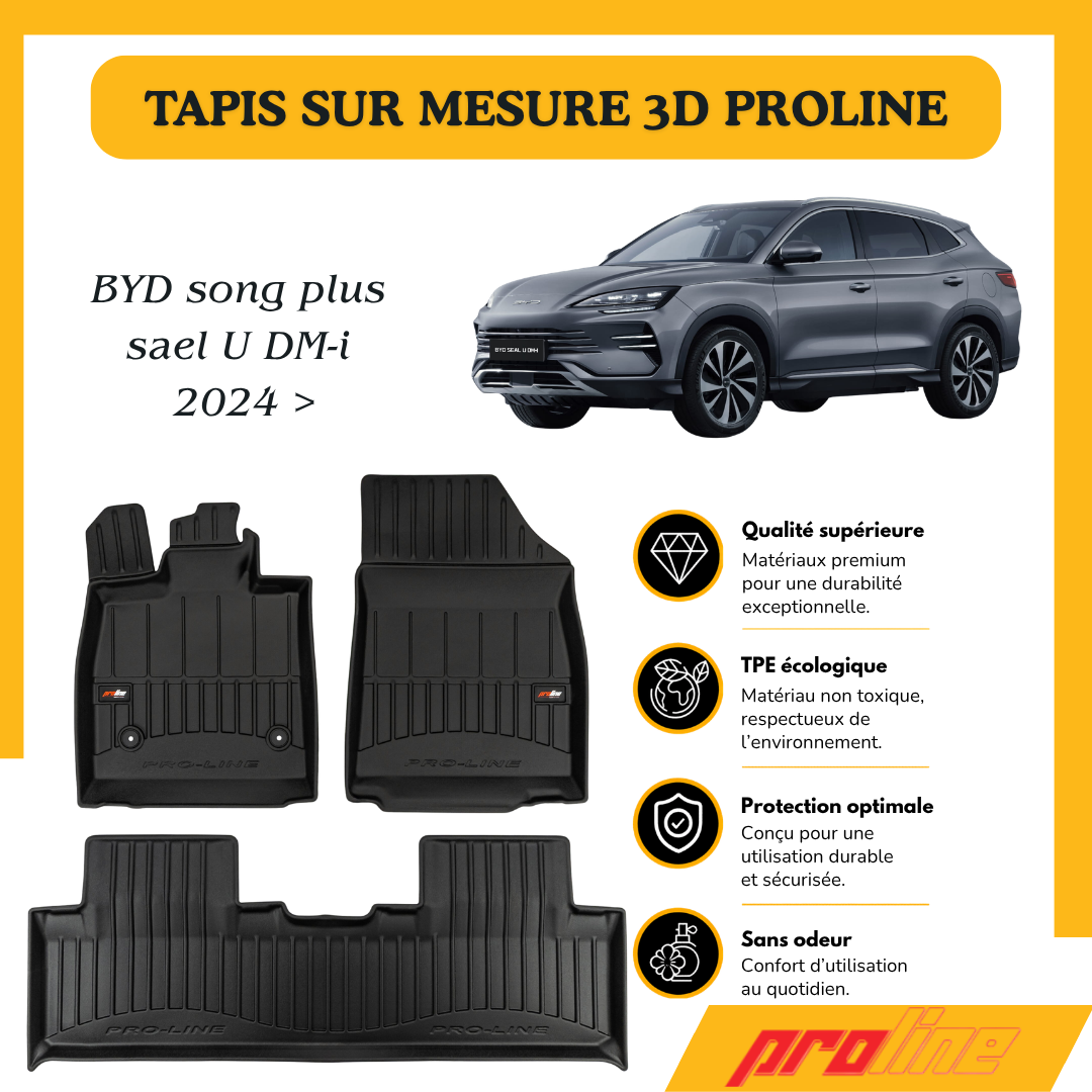 Tapis de sol Proline BYD song plus sael U DM-i 2024 >