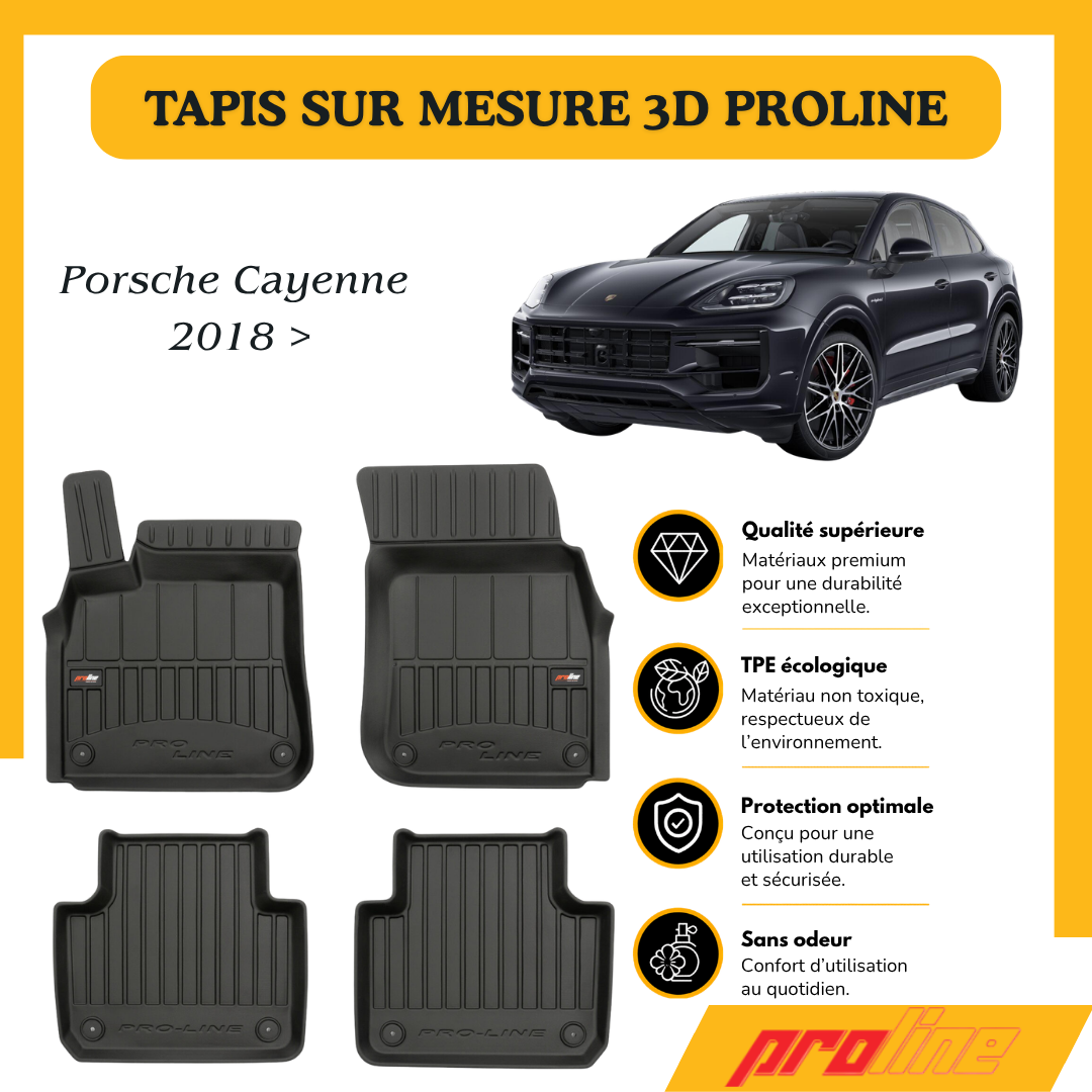 Tapis de sol Proline Porsche Cayenne III 2018 >