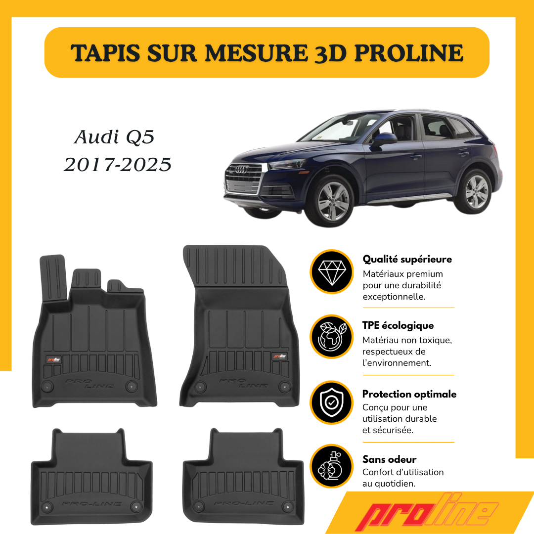 Tapis de sol PROLINE Audi Q5 2017-2025