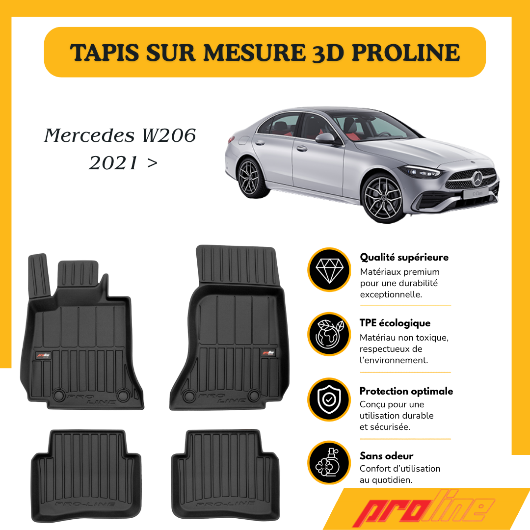 Tapis de sol Proline Mercedes W206 2021 >