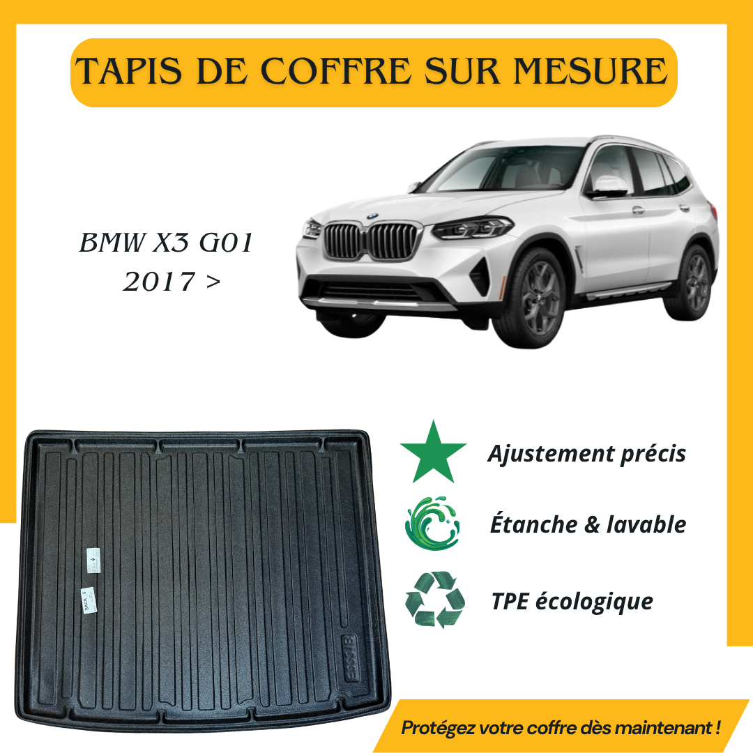 Tapis de coffre 4D BMW X3 G01 2017 >
