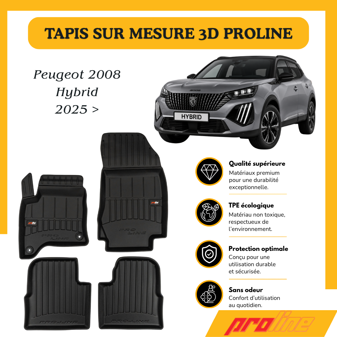 Tapis de sol Proline peugeot 2008 hybrid 2025 >