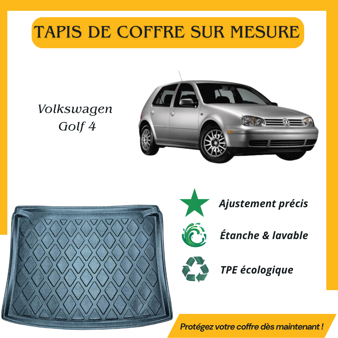 Tapis de coffre 4D Volkswagen Golf 4