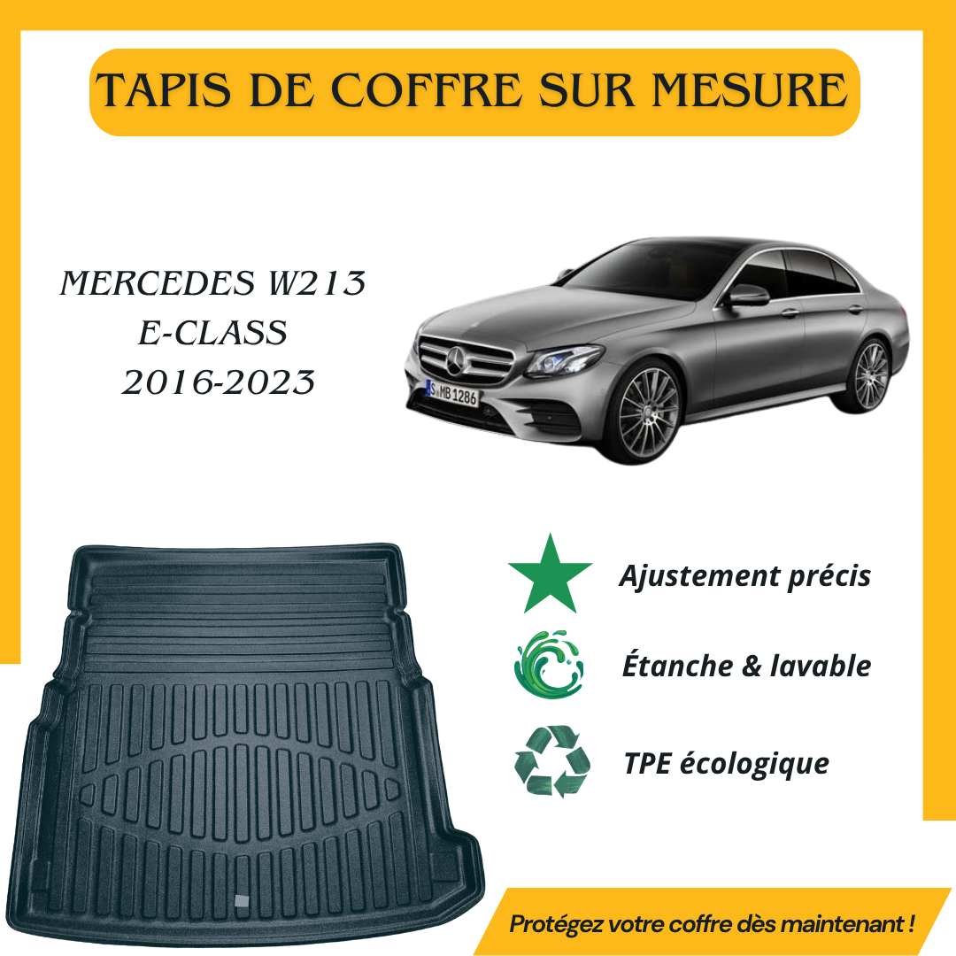 Tapis de coffre 4D MERCEDES W213 E-CLASS 2016-2023