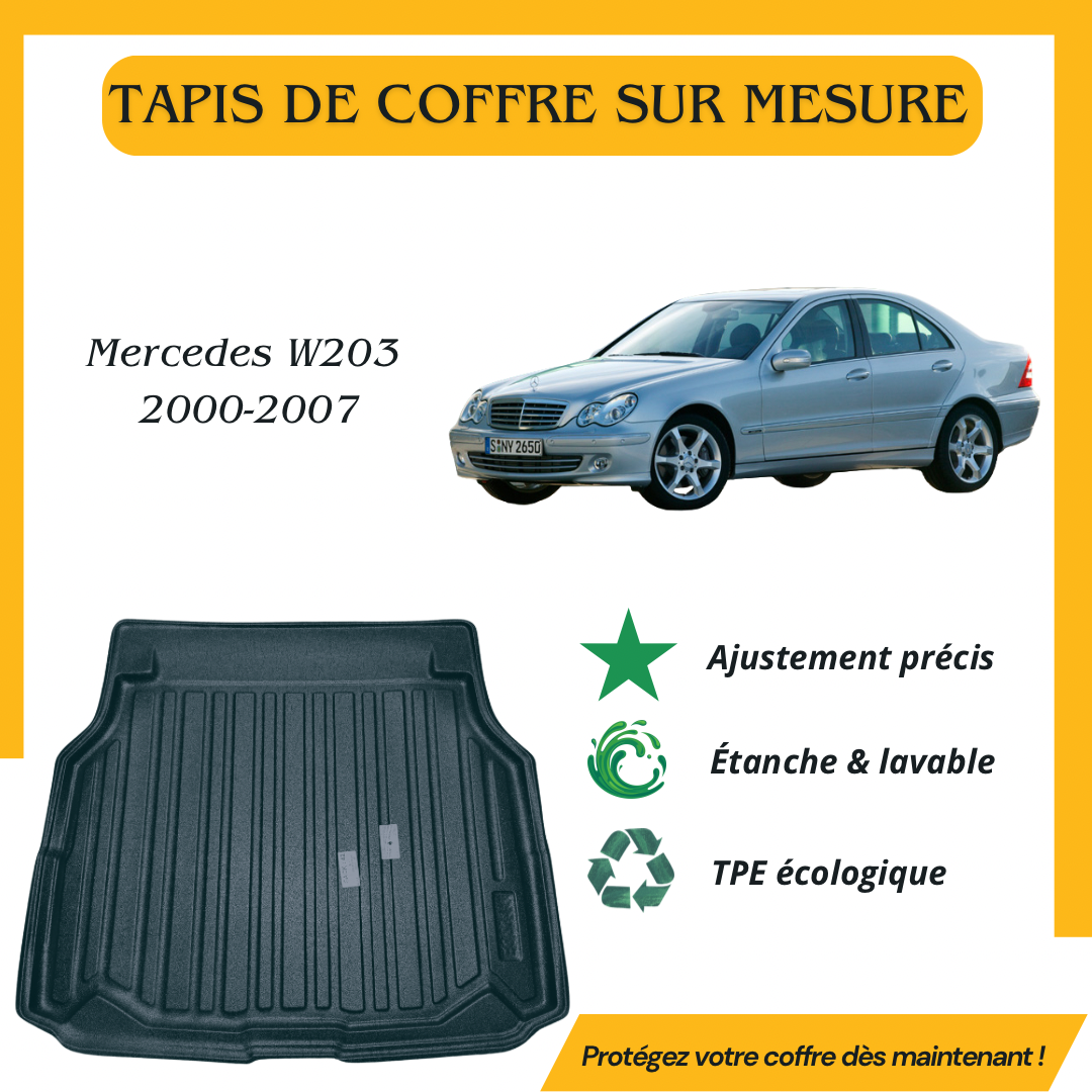 Tapis de coffre 4D Mercedes W203 2000-2007