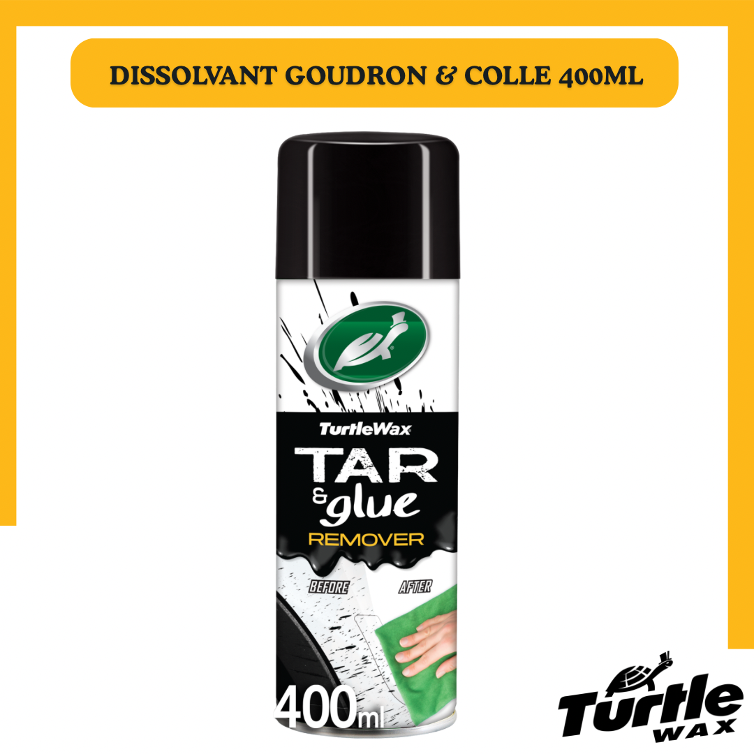 Turtle Wax Tar & Glue Remover – Dissolvant Goudron & Colle 400 ml