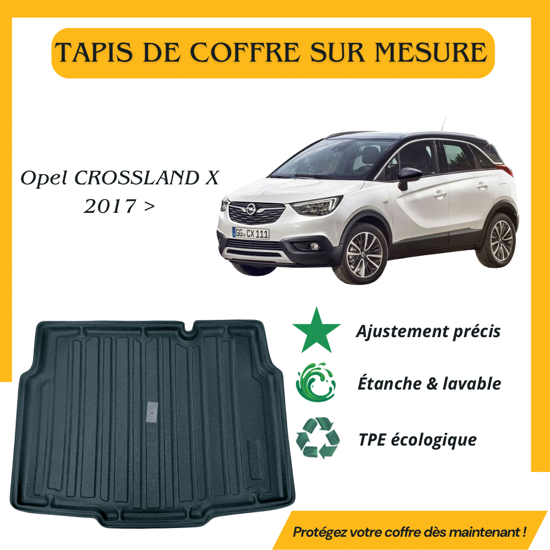 Tapis de coffre 4D Opel CROSSLAND X 2017 > Plancher De Chargement inférieur