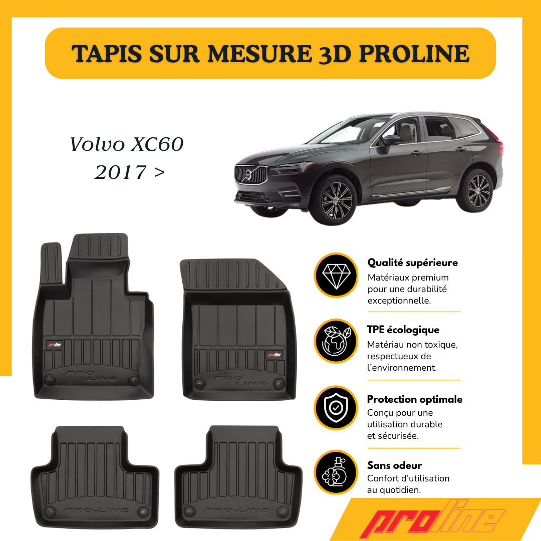 Tapis de sol PROLINE Volvo XC60 2017 >