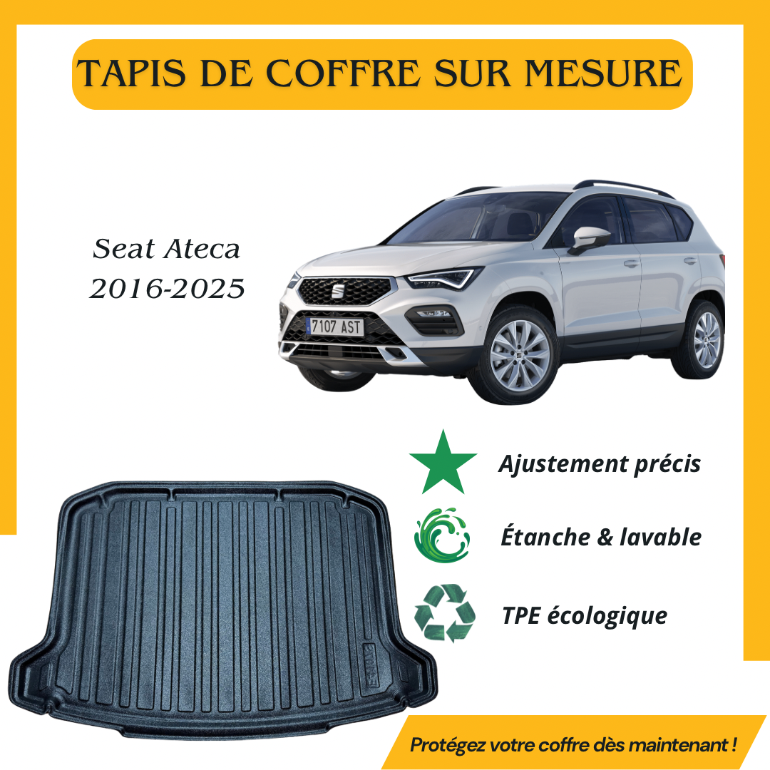 Tapis de coffre 4D SEAT ATECA 4x2 2016-2025
