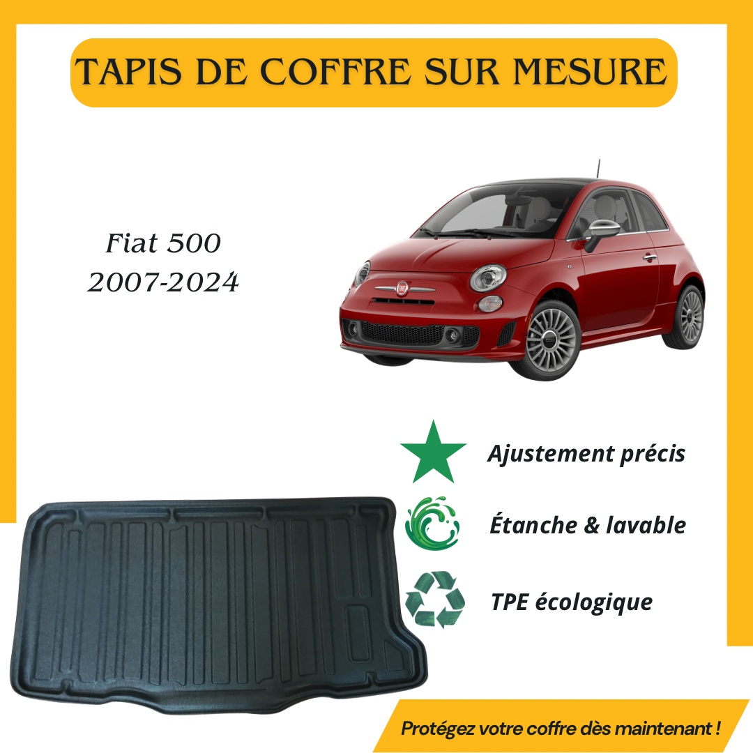 Tapis de coffre 4D Fiat 500 2007-2024