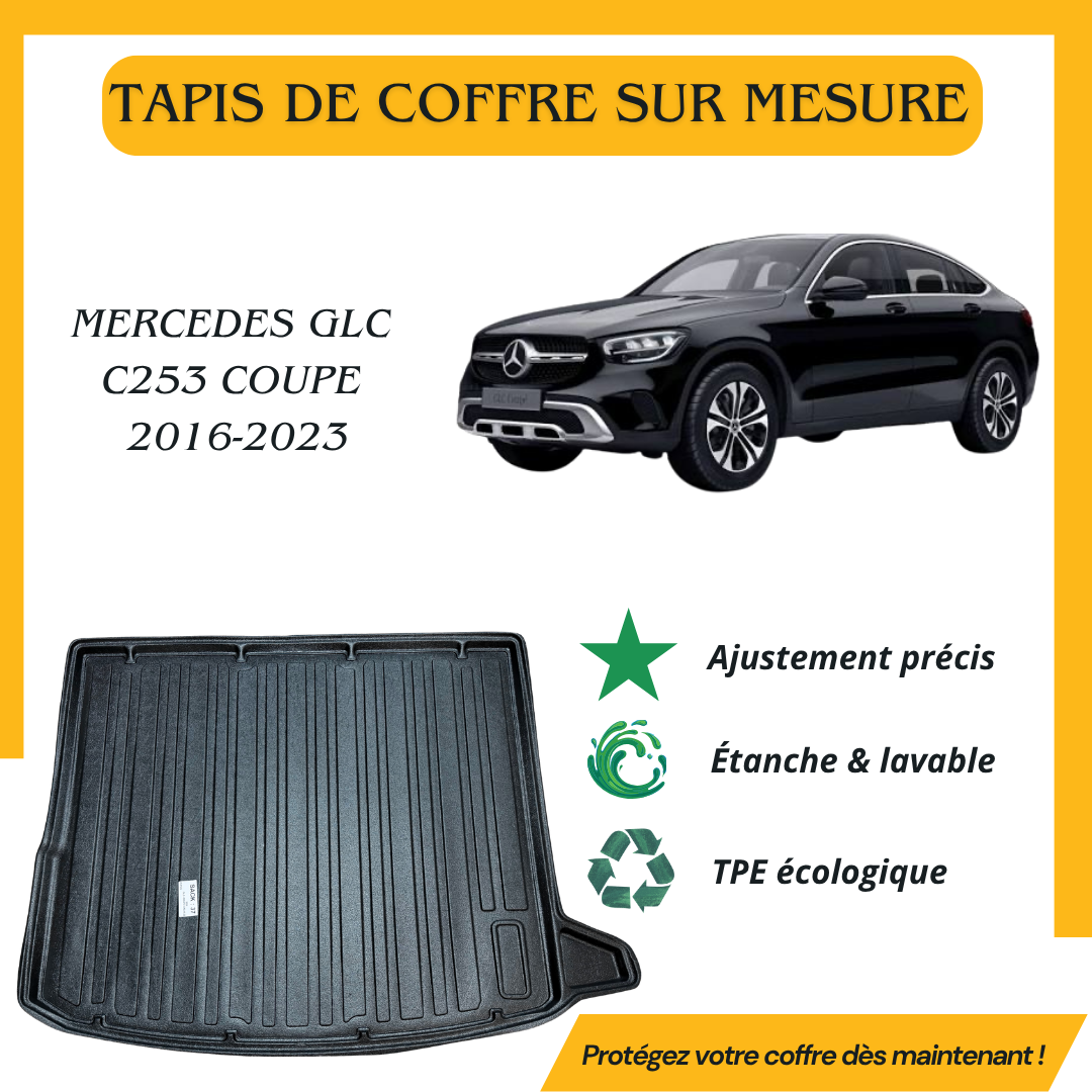 Tapis de coffre 4D MERCEDES GLC C253 COUPE 2016-2023