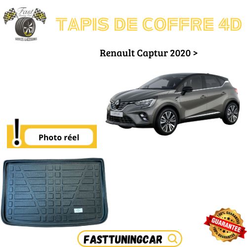 Tapis de coffre 4D RENAULT CAPTUR 2020 >