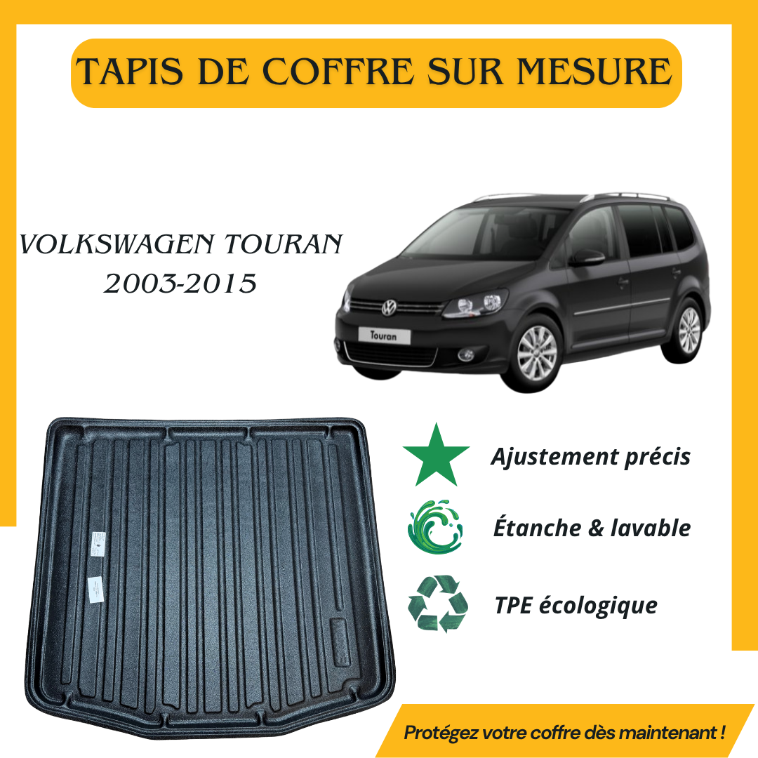 Tapis de coffre 4D VOLKSWAGEN TOURAN 2003/2015