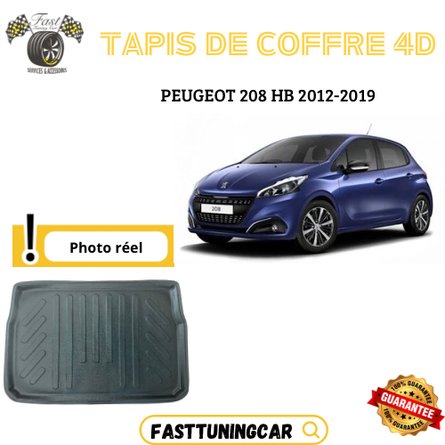 Tapis de coffre 4D Peugeot 208 HB 2012-2019