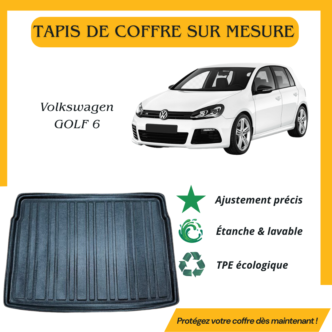 Tapis de coffre 4D Volkswagen Golf 6